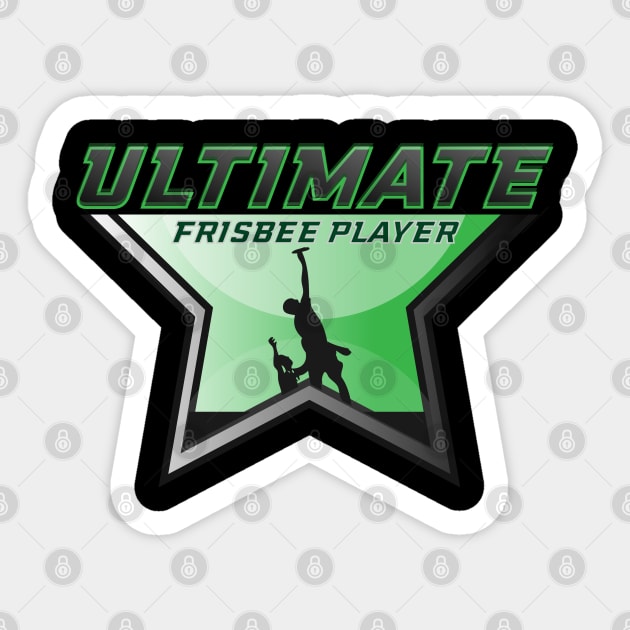 Ultimate Player Star Sticker by CTShirts
